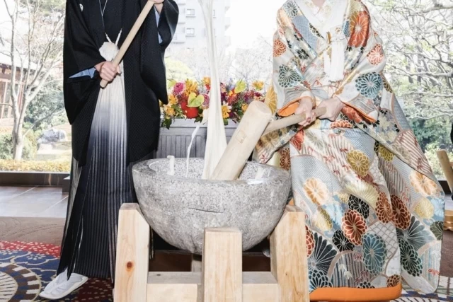 ひいさんのウエディングケーキの写真