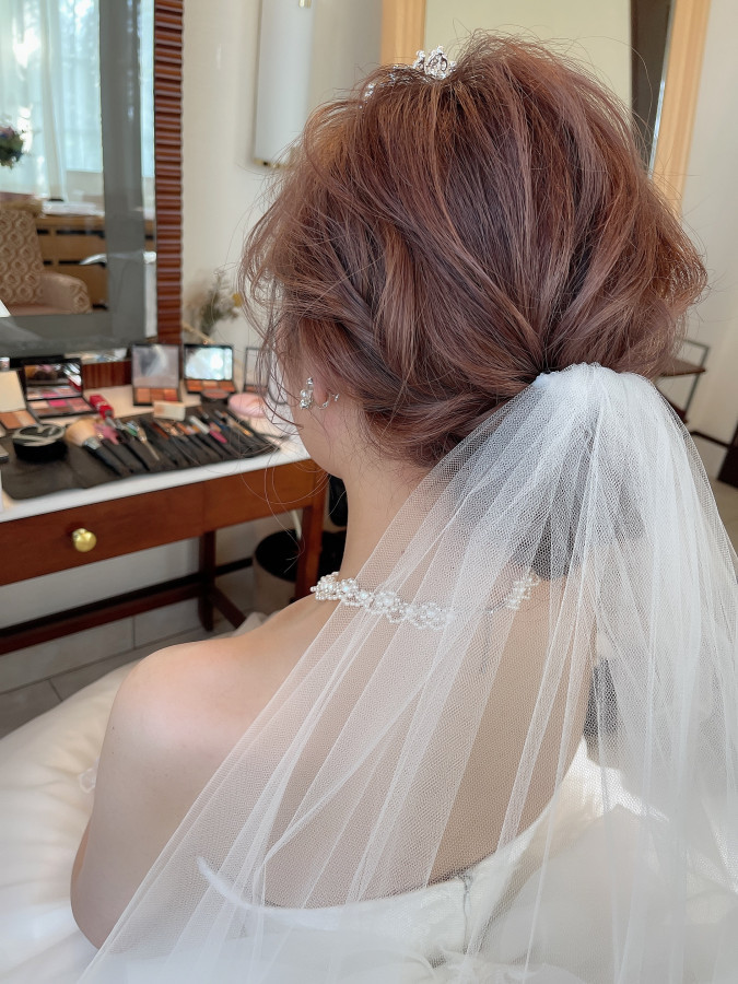 chisaさんのヘアメイクの写真