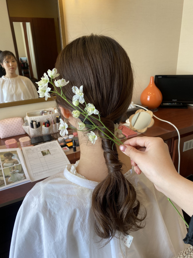 あんちょびさんのヘアメイクの写真