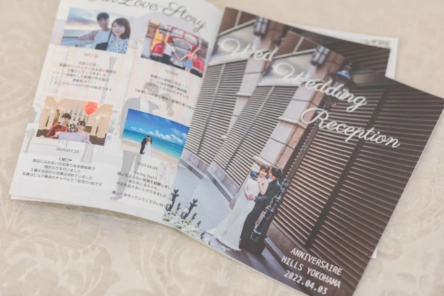 NORIEさんの席次表・メニュー表の写真