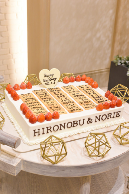 NORIEさんのウエディングケーキの写真