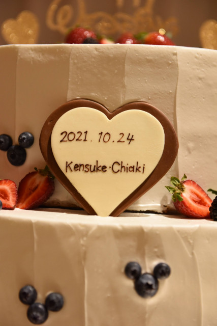 chiakiさんのウエディングケーキの写真