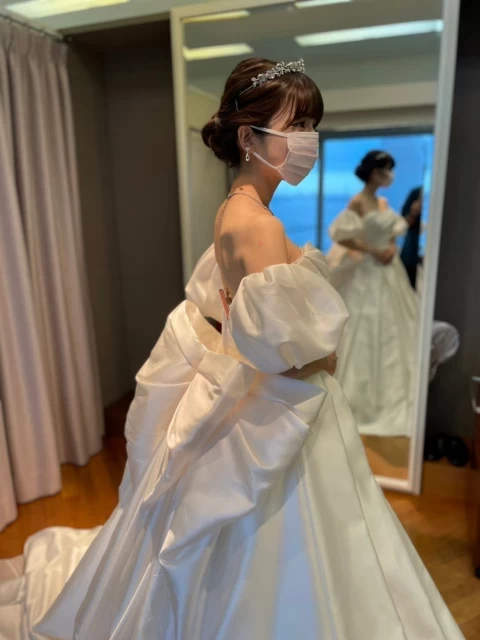 あかねさんのウエディングドレスの写真