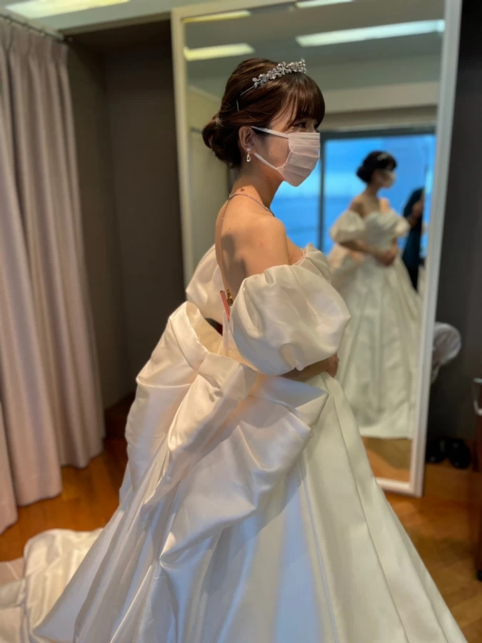 あかねさんのウエディングドレスの写真
