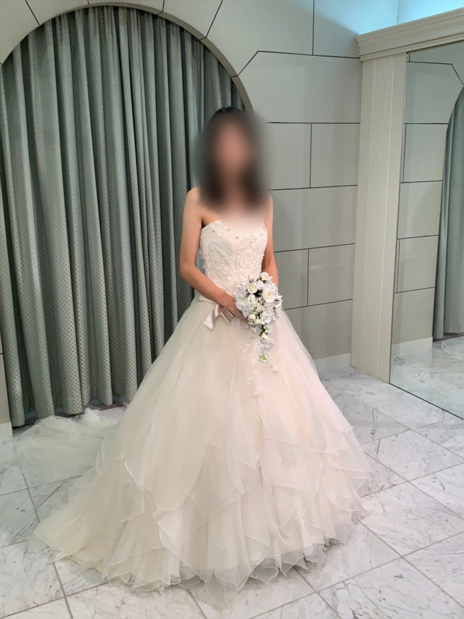 ぽにょさんのウエディングドレスの写真