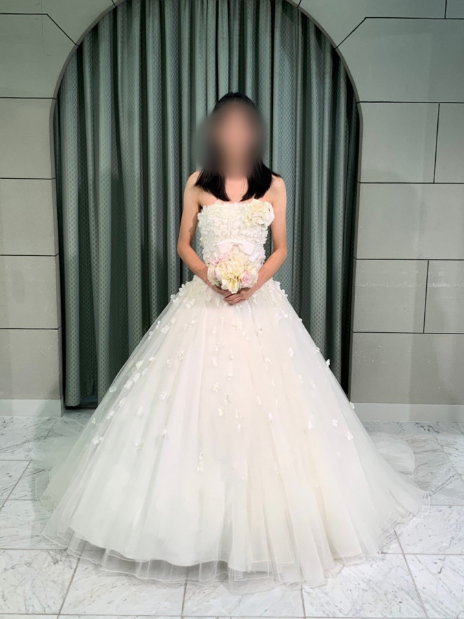ぽにょさんのウエディングドレスの写真