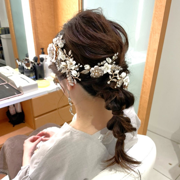 おゆかさんのヘアメイクの写真