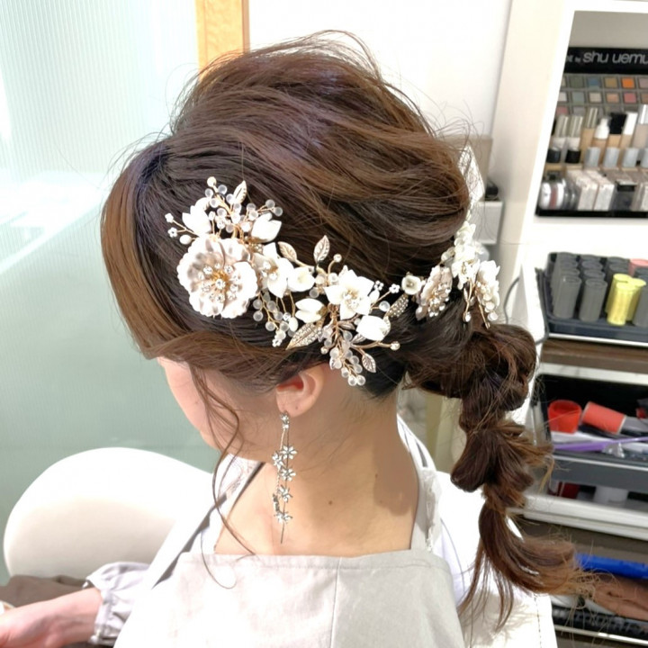 おゆかさんのヘアメイクの写真