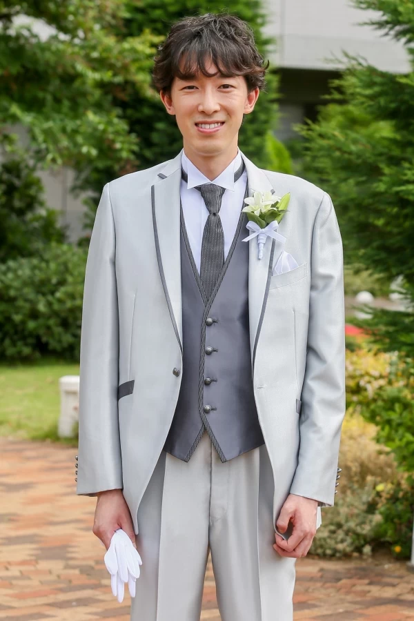 おゆかさんの新郎衣装の写真