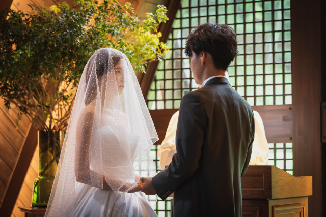 223weddingさんのウェディングベールの写真