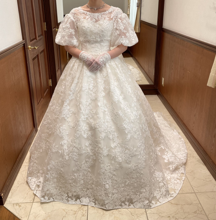 ぷりんさんのウエディングドレスの写真
