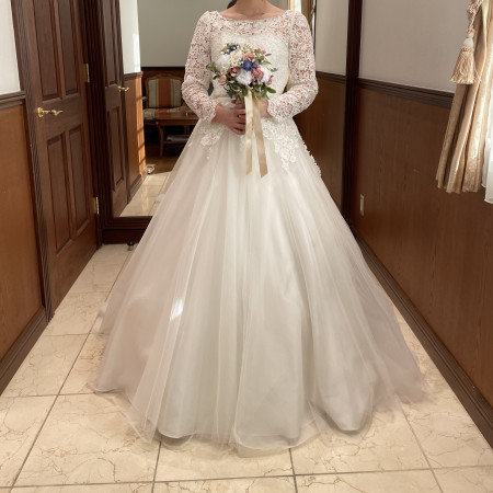 ぷりんさんのウエディングドレス