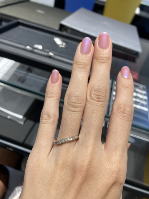 mocoさんの結婚指輪の写真