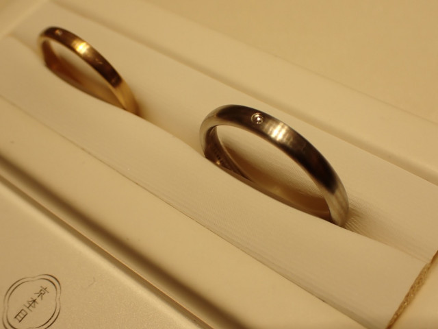 くるみさんの結婚指輪の写真