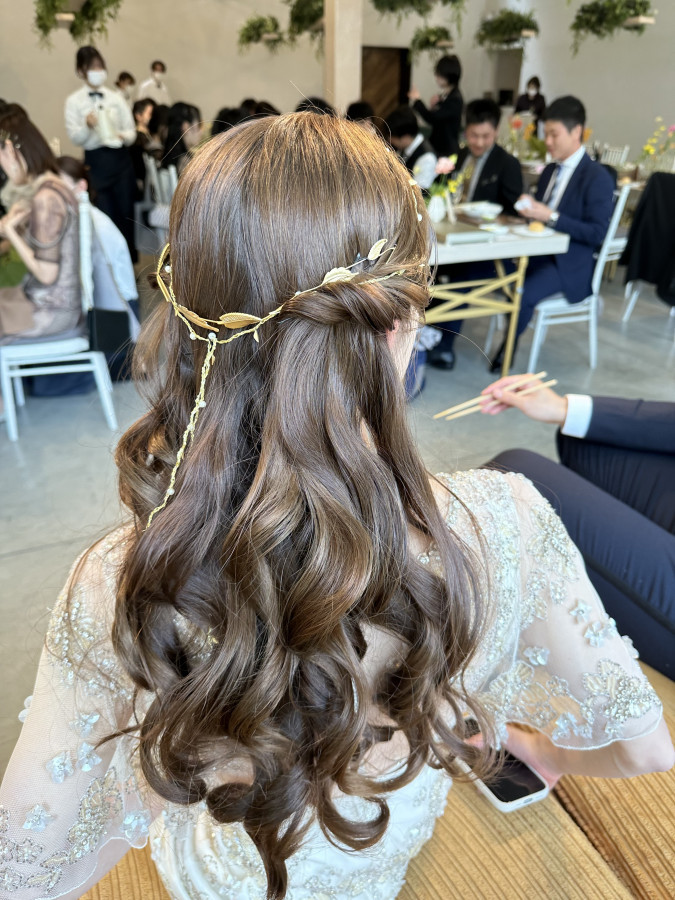 necoさんのヘアメイクの写真