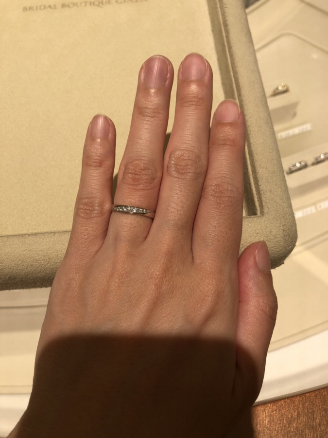 ちきんさんの結婚指輪の写真