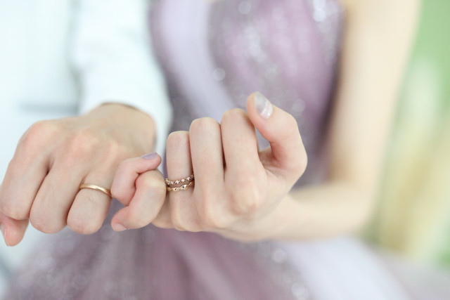 ととさんの結婚指輪の写真