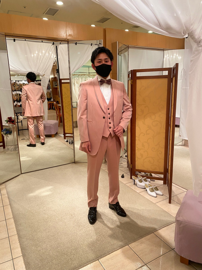 なつさんの新郎衣装の写真