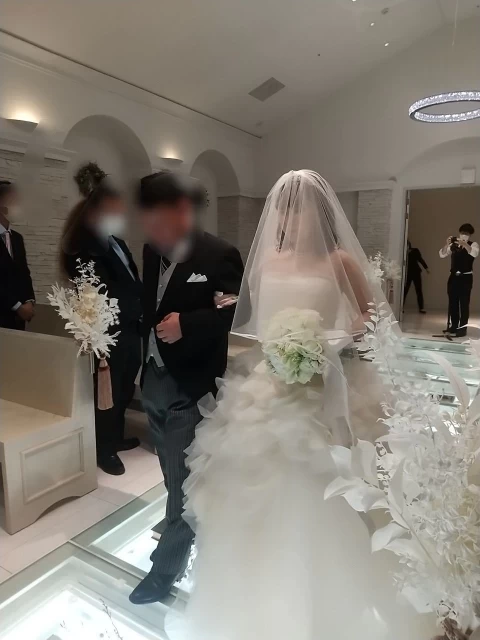 tomoさんのウエディングドレスの写真