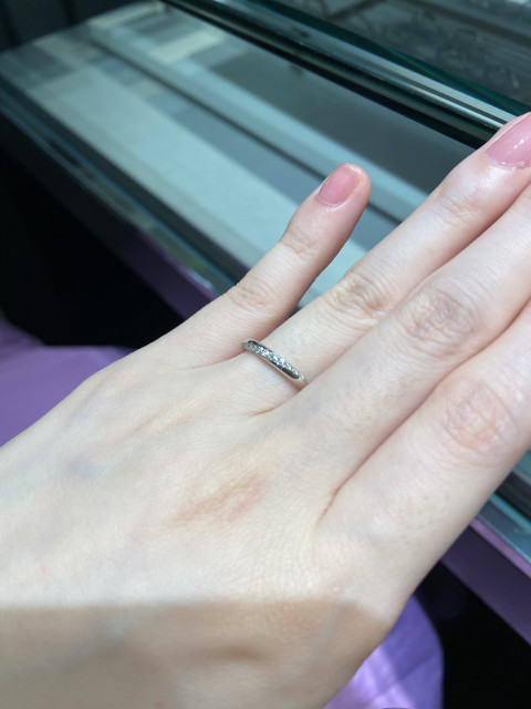 スヌーピーさんの結婚指輪の写真