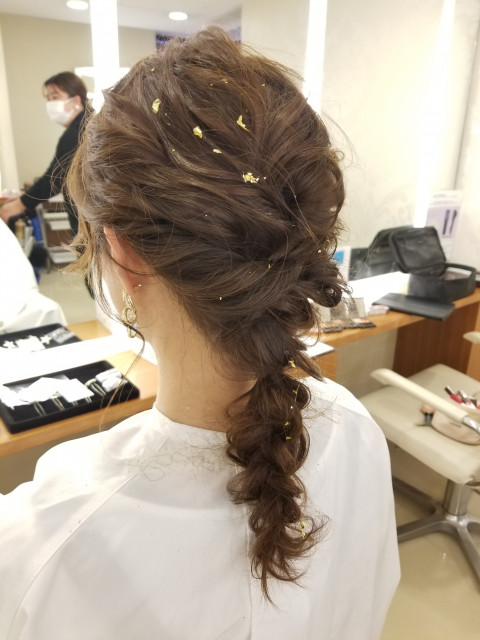 あやさんのヘアメイクの写真