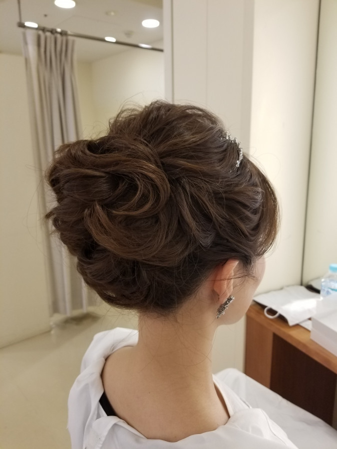 あやさんのヘアメイクの写真