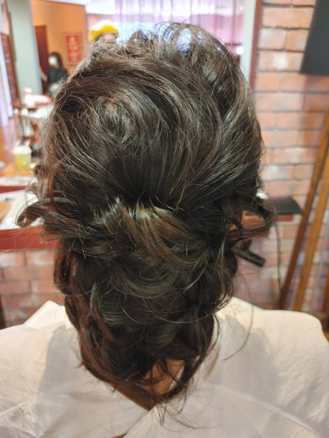 いちごさんのヘアメイクの写真