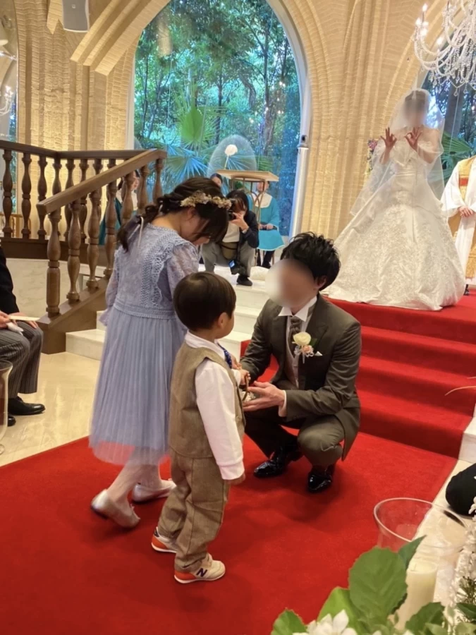 azusaさんのリングピローの写真
