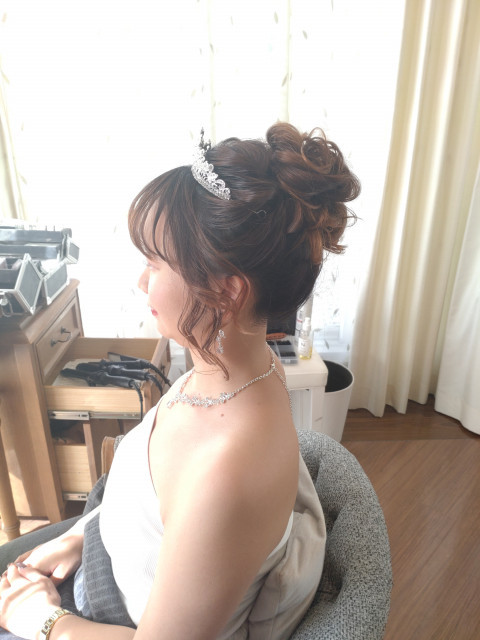 むくさんのヘアメイクの写真