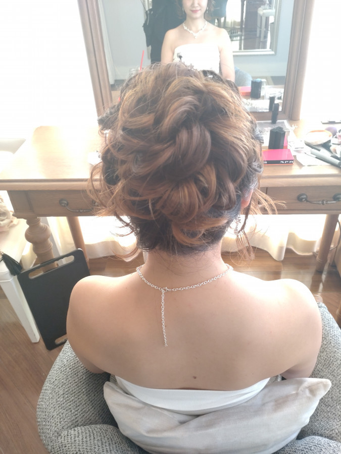 むくさんのヘアメイクの写真