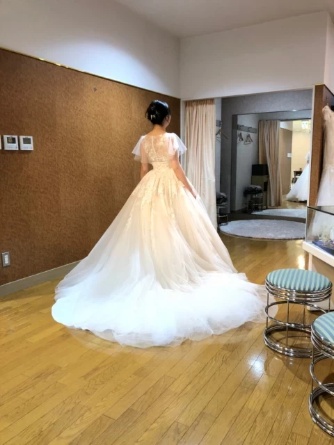 まぁなさんのウエディングドレスの写真