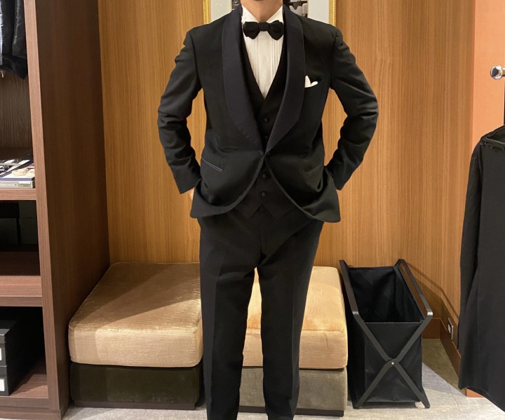 はなよめ。さんの新郎衣装の写真