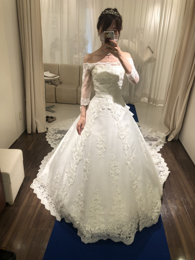 mikkuさんのウエディングドレスの写真