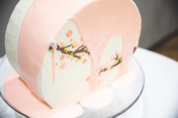 はなこさんのウエディングケーキの写真