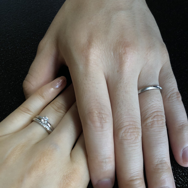 みさんの結婚指輪の写真