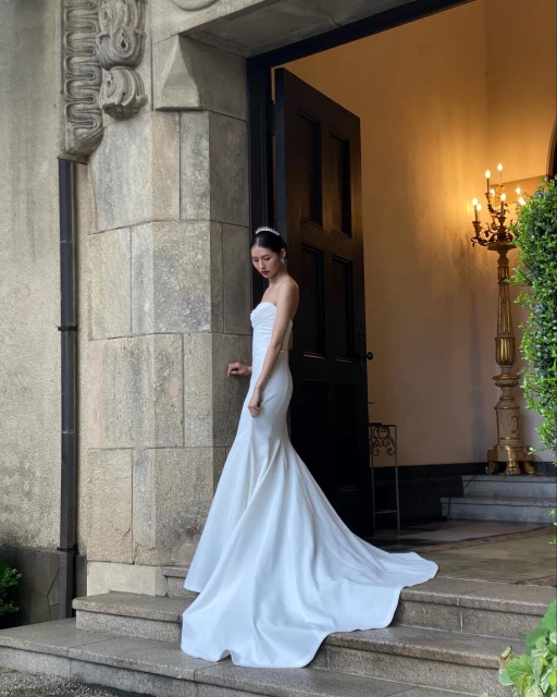 Verawang Ava マーメイドドレスピアス・パール付き