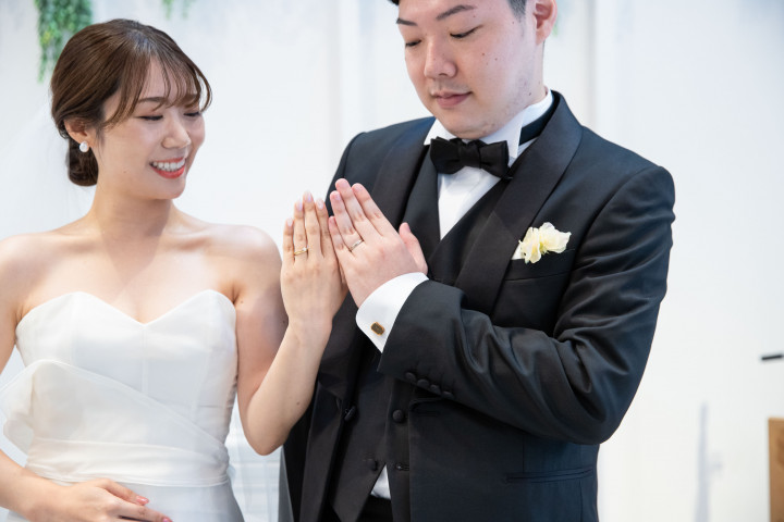 ゆきさんの結婚指輪の写真