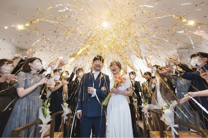 大切な人たちと美味しい食事を楽しめる結婚式