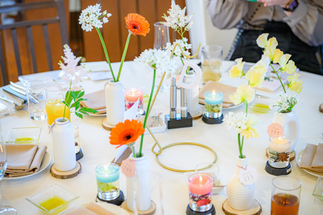 あやめさんの会場装飾アイテムの写真