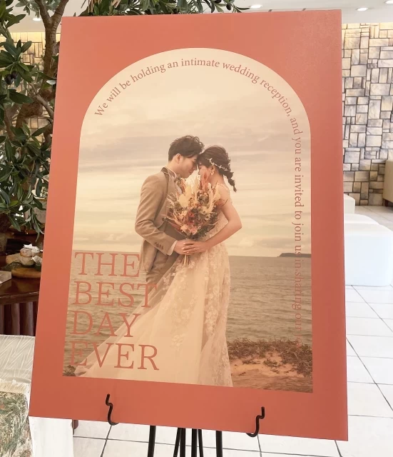 miiさんのウェルカムボードの写真