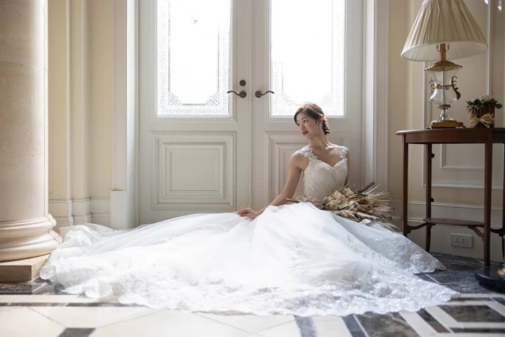 定価17万ウェディング YNS マーメイドドレス ガリアラハヴ風