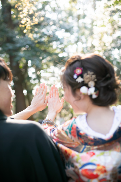 幸せ者さんの和装の写真