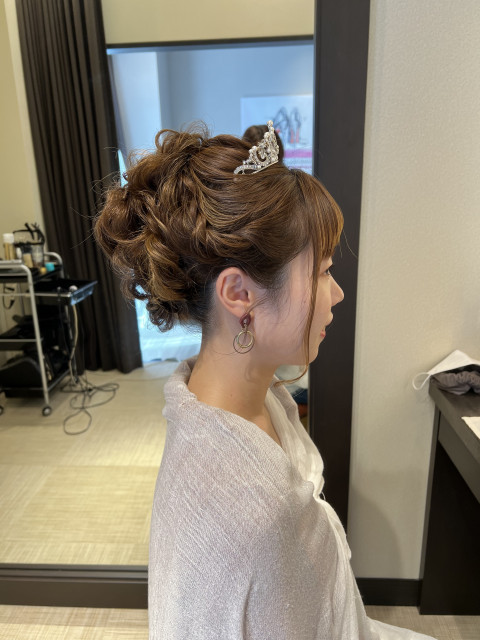 なうゆちゃんさんのヘアメイクの写真