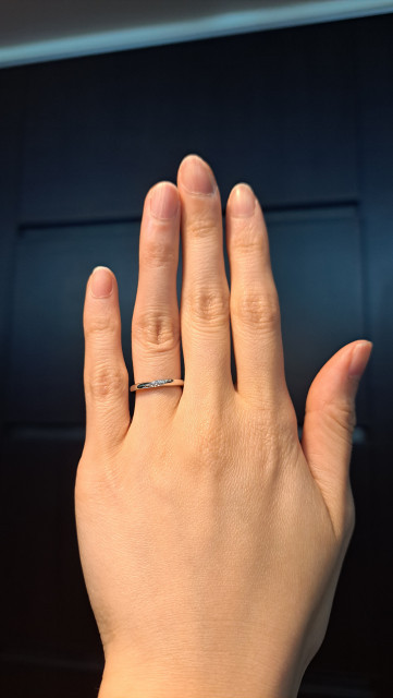 ささかまちゃんさんの結婚指輪の写真