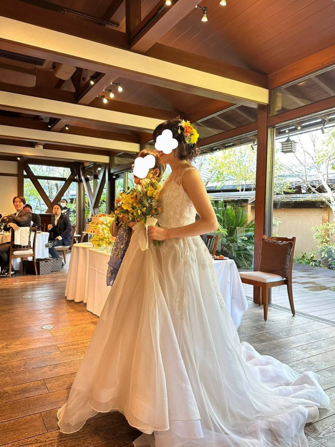 なごみさんのウエディングドレスの写真