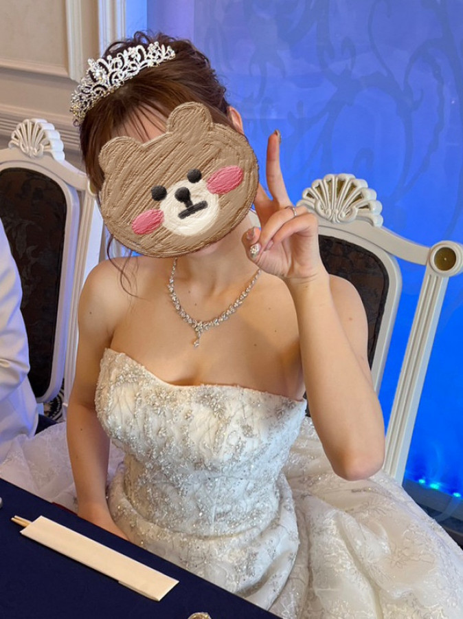 しずちあさんのウエディングドレスの写真