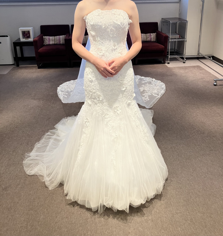 いろはすさんのウエディングドレスの写真