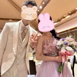 やすさんの新郎衣装の写真