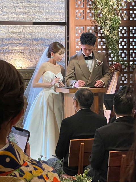 yumiさんの結婚証明書の写真