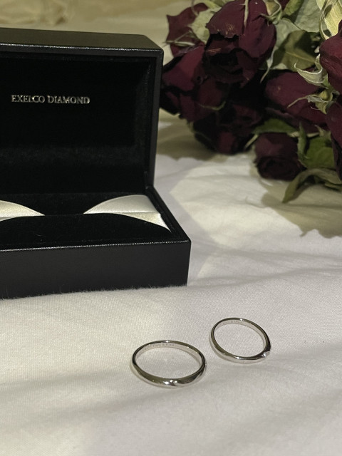 pさんの結婚指輪の写真